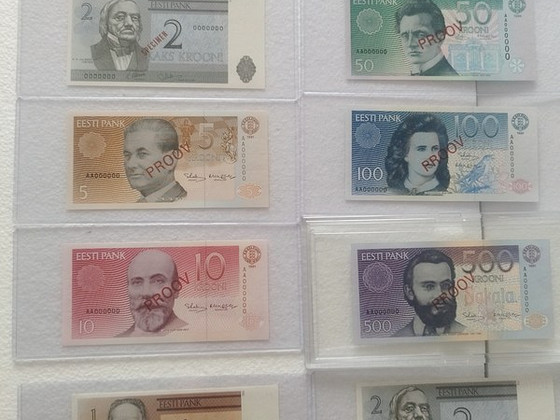 1 эстонская крона