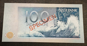 Eesti Kroon 1-500 , AA000000 seeria - proov (8 foto / 10)