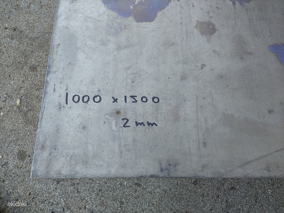 Titaanplekk 1000 x 1500 x 2mm