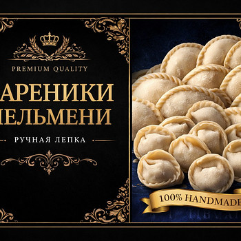 Käsitsi valmistatud pelmeenid ja vareenikud