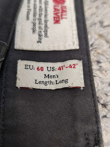 Fjällräven G1000 - походные брюки EU60 (3 фото из 6)