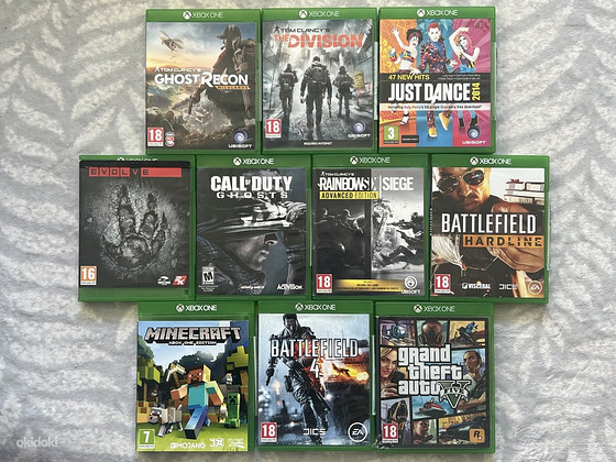 Xbox One Games (Discs) / Xbox One mängud (kettad) / игры