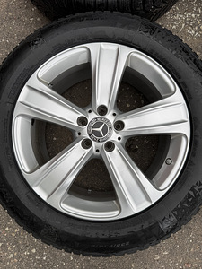 18" оригинальные диски Mercedes-Benz 5x112 + зимние шины 7,5 мм (4 фото из 10)