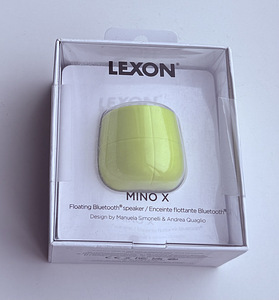 Lexon Mino X Floating Bluetooth speaker Yellow / Black (1 foto / 10)
