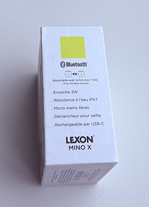 Lexon Mino X Floating Bluetooth speaker Yellow / Black (3 foto / 10)