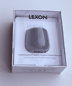 Lexon Mino X Floating Bluetooth speaker Yellow / Black (6 foto / 10)