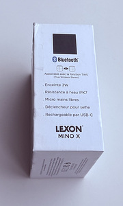 Lexon Mino X Floating Bluetooth speaker Yellow / Black (8 foto / 10)
