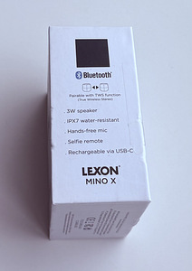 Lexon Mino X Floating Bluetooth speaker Yellow / Black (9 foto / 10)