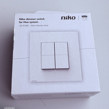 Niko Dimmer Switch for Hue System , Intense White