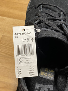 Кожаные мужские кроссовки DC Shoes размер 42 (новые) (6 фото из 9)