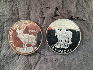 10 kwacha 2003 Malawi antiloobid 3 tk. (4 foto / 4)