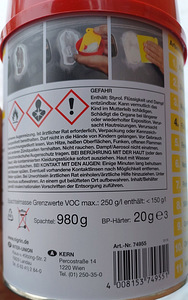 Шпатлевка Nigrin 980г (3 фото из 4)