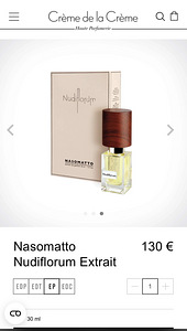 Nasomatto Nudiflorum Extrait 30 мл (1 фото из 3)