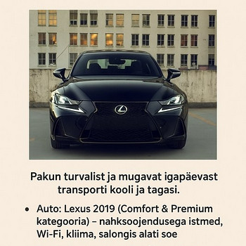 VIP школьный транспорт