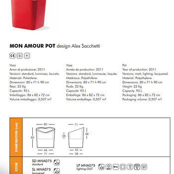 MON AMOUR POT design Alex Sacchetti