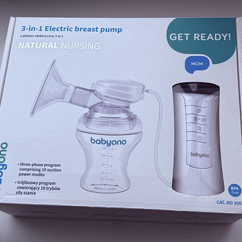BabyOno Natural Nursing 3-in-1 Electric Breast Pump