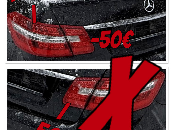 Задние фонари Mercedes w212
