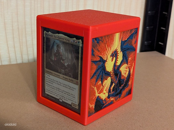 3D-trükitud Magic: The Gathering Commander kaardikarp