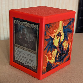 3D-trükitud Magic: The Gathering Commander kaardikarp