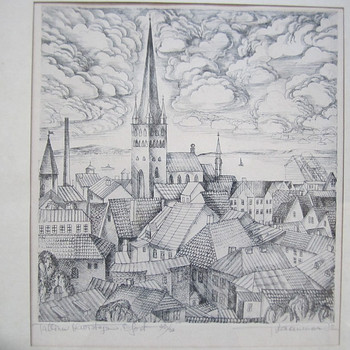 Картина 1972 г. Tõnis Laanemaa.