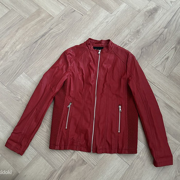 Красная кожаная куртка, XL