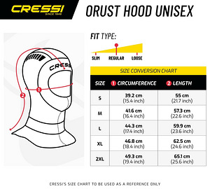 UUS CRESSI Orust Hood / kapuuts 5mm (4 foto / 8)