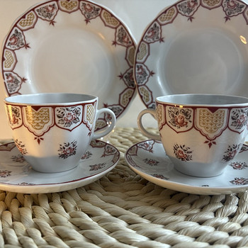 Kaks vintage kohvikomplekti "Friz" Leningradi portselanitehasest