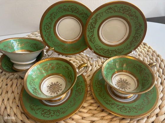 4 vintage mokatassi paari