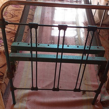 Кровать железная (СССР) 40-50 е годы.