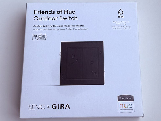 Senic Friends of Hue Outdoor Switch , Black