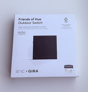 Senic Friends of Hue Outdoor Switch , Black (1 foto / 2)