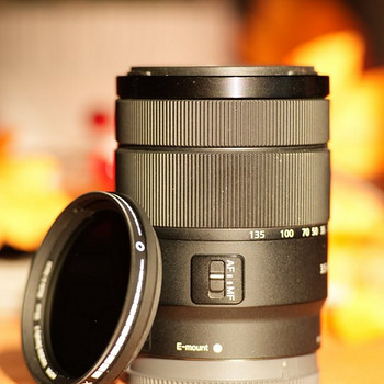 Sony E 18-135mm f/3.5-5.6 OSS, Hoya Variable Density II