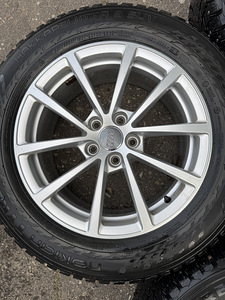 17" Audi originaalveljed 5x112 + naastrehvid 225/60/17 (2 foto / 10)