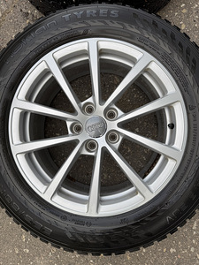 17" Audi originaalveljed 5x112 + naastrehvid 225/60/17 (3 foto / 10)