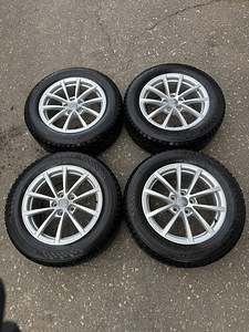 17" Audi originaalveljed 5x112 + naastrehvid 225/60/17 (5 foto / 10)