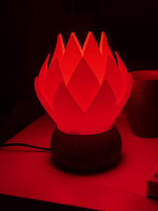 Lamp "Lotus" (3 foto / 3)
