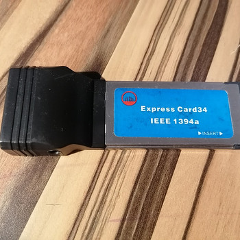 ExpressCard to Firewire IEEE 1394a