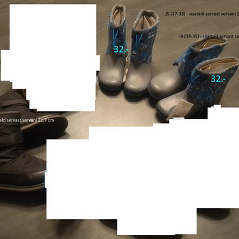 Kahed uued Crocs saapad ja Emu Ugg saapad
