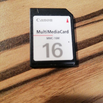 Memory card canon MultiMediaCard (MMC) 16