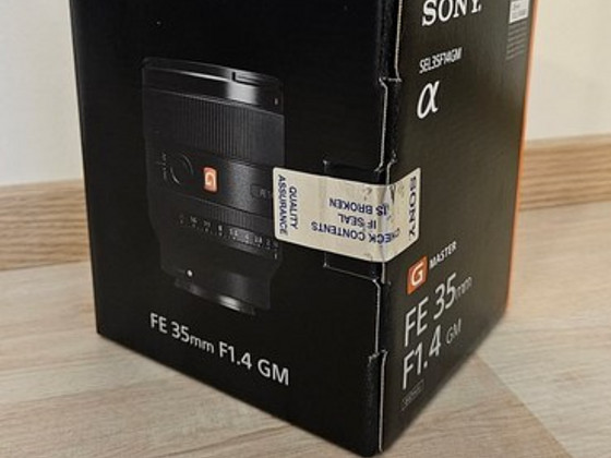 Sony FE 35mm F1.4 GM objektiiv UUS!