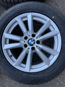 18" оригинальные диски BMW X5 стиль 446 5x120 + новые шины m+s (1 фото из 9)