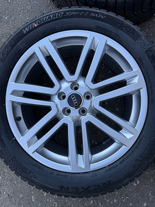 20" Audi originaalveljed 5x112 + uued m+s 255/50/20 (4 foto / 9)