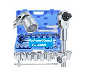 Tööriistakomplekt suured padrunvõtmed 19-50mm 3/4″ (1 foto / 3)
