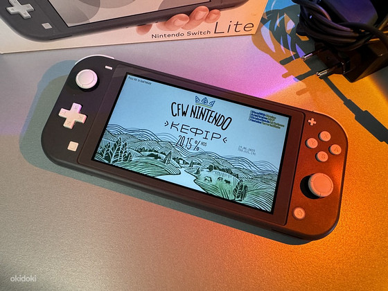 Switch Lite с чипом PicoFly • 20 игр • Прошитый Nintendo CFW