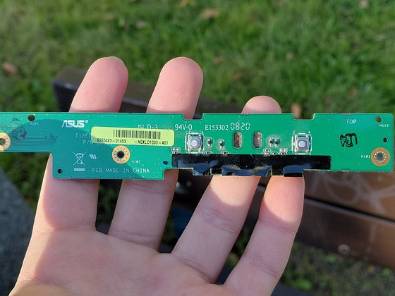 Asus X51R sisend/väljund trükkplaat
