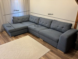 VÄGA suur nurgadiivan ( 360cm lai) (2 foto / 3)