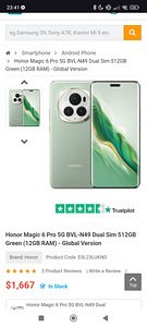 Honor Magic 6 Pro Dualsim 512GB 12GB RAM BVL-N49 (5 фото из 5)