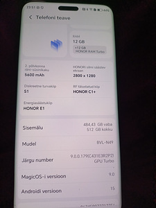 Honor Magic 6 Pro Dualsim 512GB 12GB RAM BVL-N49 (2 фото из 5)