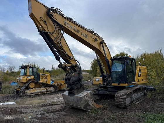 Аренда экскаватора CAT 330 с 3D системой и бульдозера CAT D6N