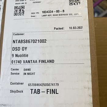 Задние фонари Tesla model X